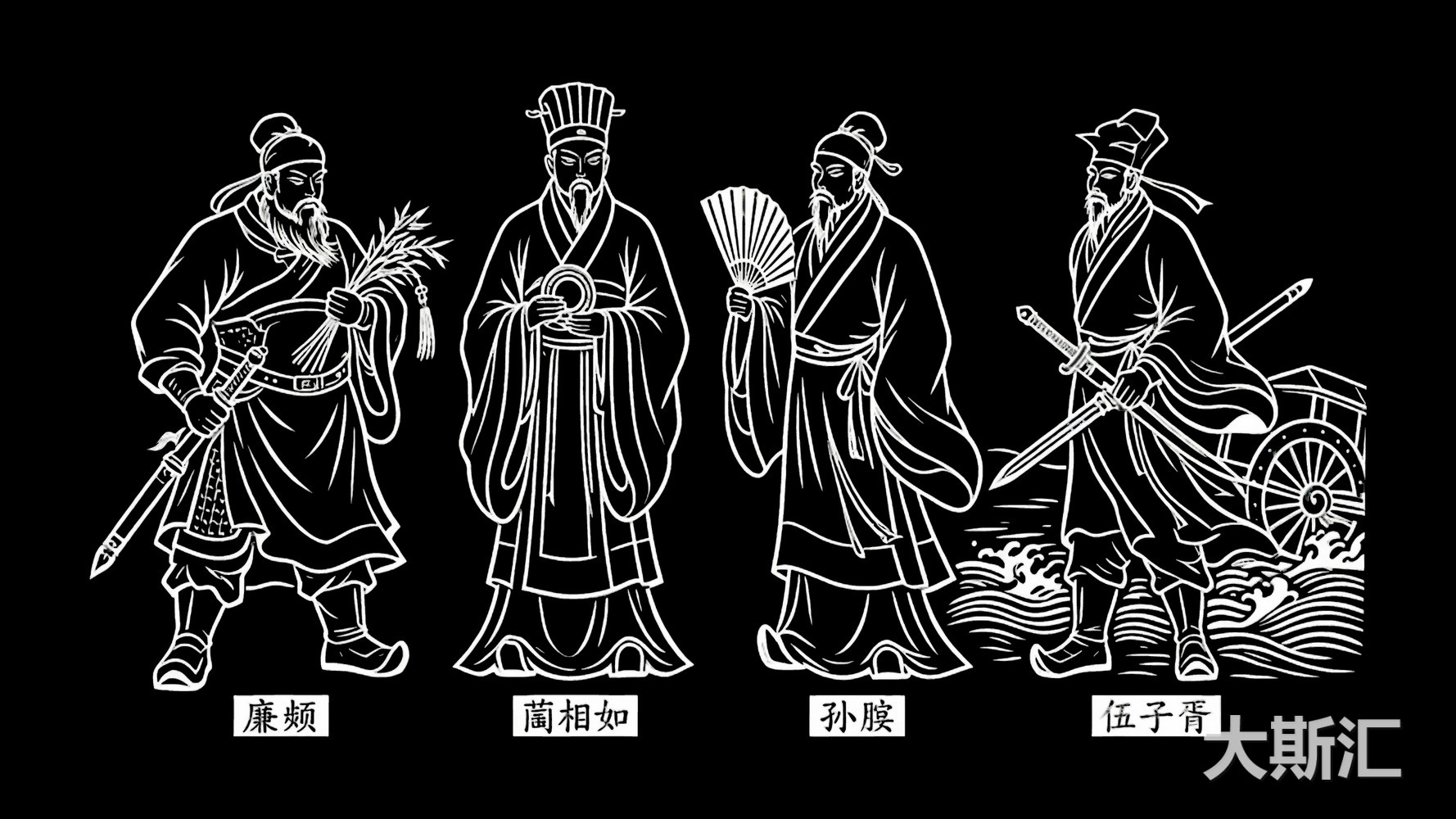古代人物SU模型