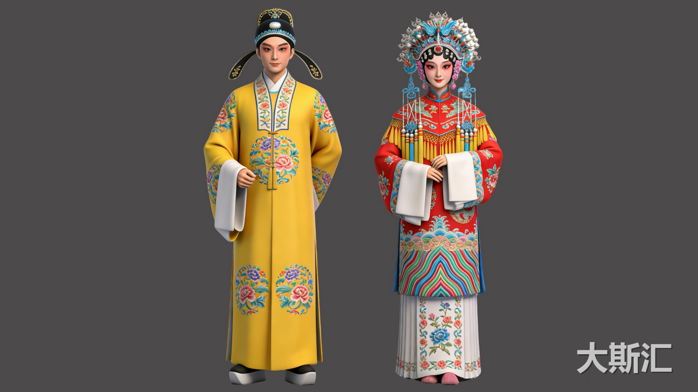黄梅戏曲人物预览图