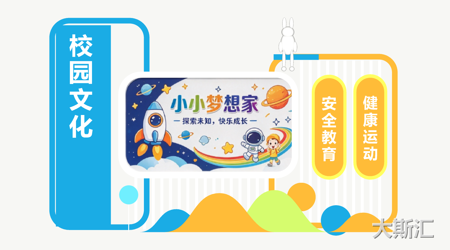 海小小梦想家文化墙SU模型