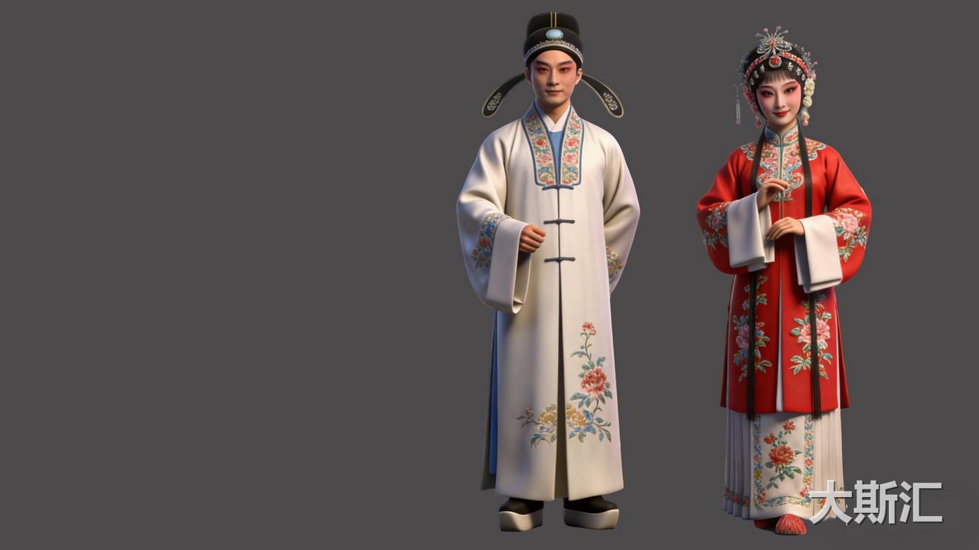 黄梅戏曲人物预览图