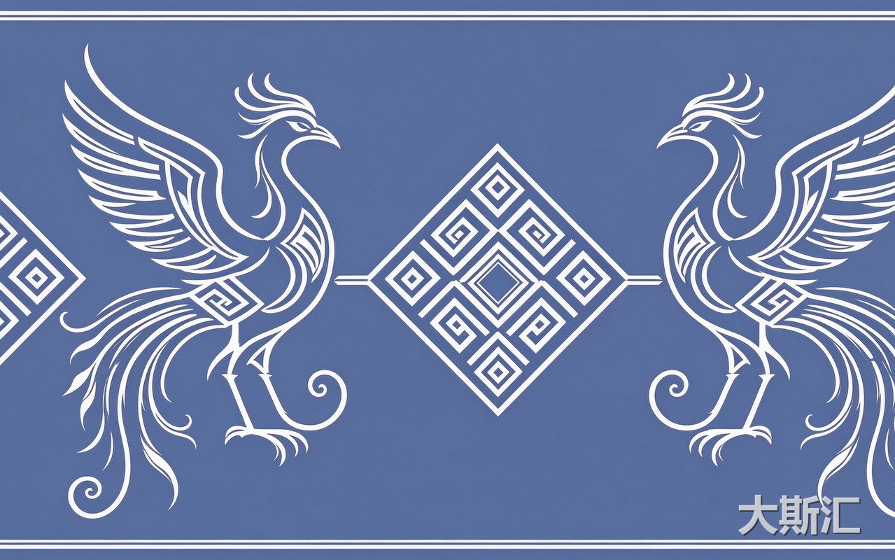 布纹刺绣壮族壮锦纹样贴图预览图